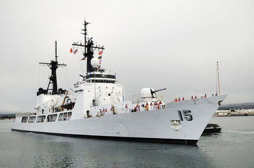 菲律賓最大的軍艦是購買的美國二手海岸巡邏艦,不具備導彈攻擊能力