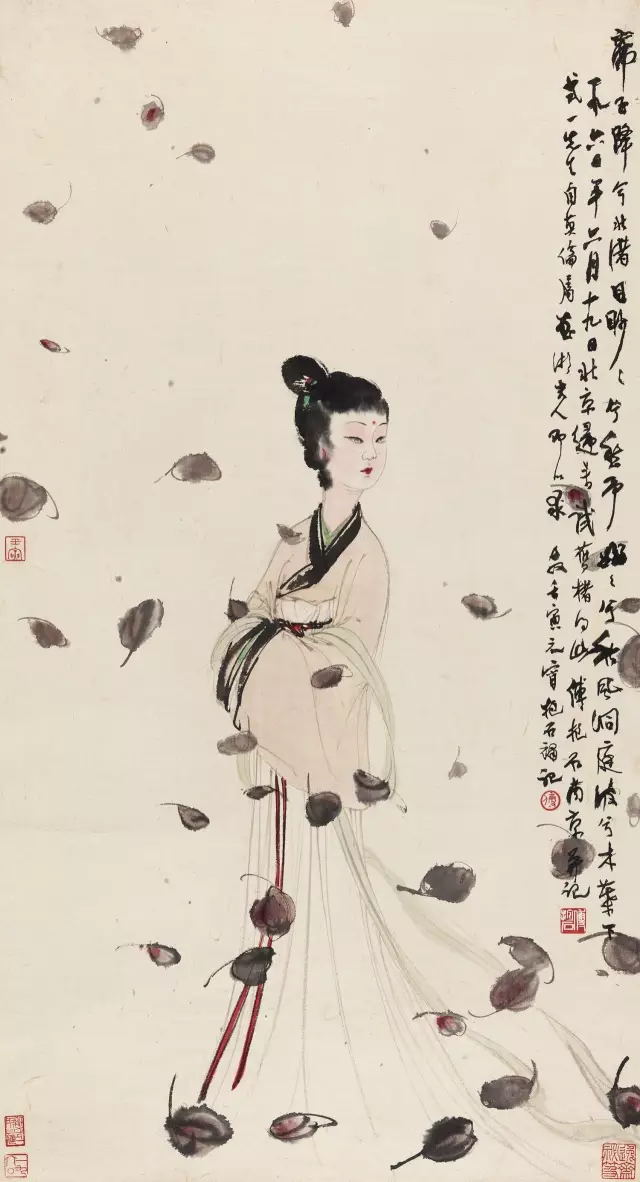 傅抱石 湘夫人