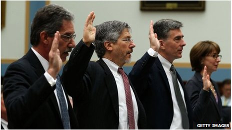 美國官員在眾議院司法委員會宣誓作證