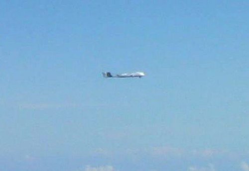 日本拍到疑似中方無人機靠近釣魚島領空