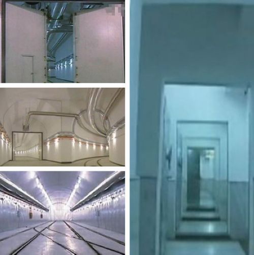 圖為解放軍早期的核工程項目曝光，其位於重慶，是20世紀60、70年代建造的。傳聞在2008年四川汶川大地震時期，二炮部隊派出數千名核輻射專家前往四川綿陽等地，去轉移因地震而遭到破壞的隧道中的核武器。這立即引起了外界的高度關注。也說明在，中國地下長城的確給外界不小的震撼。