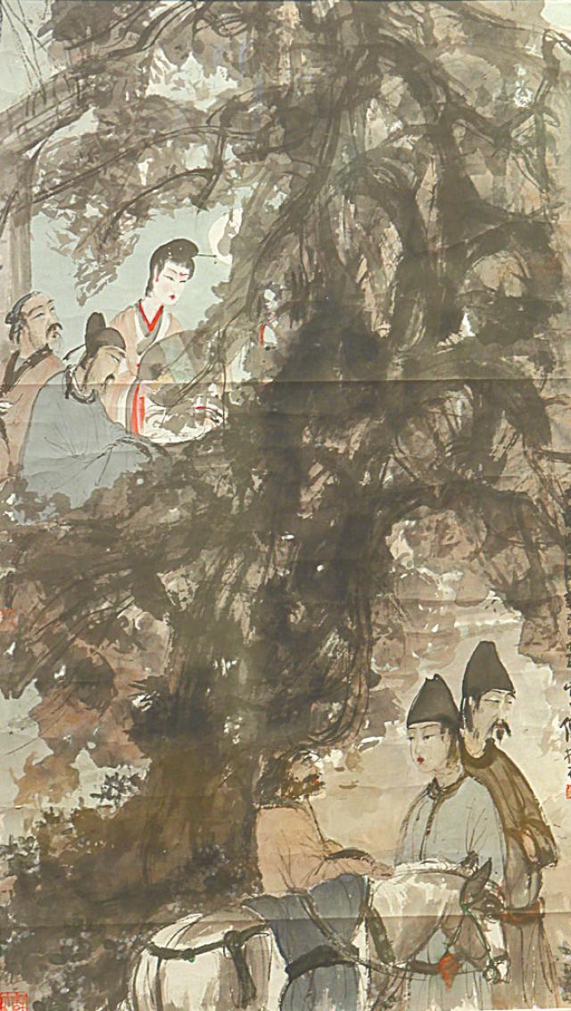 2010年傅抱石的《琵琶行》,以逾七千萬港元成交,刷新紀錄。