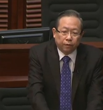 黎棟國稱警方角色只是協助執達吏清場。