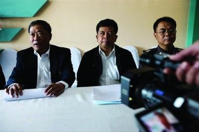 昨天下午，泰國員警總署副署長帕奴彭 （音譯）上將在清萊府警察局召開了一個小型的記者會。