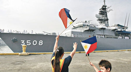 本海上自衞隊訓練艦昨抵菲律賓展開為期五日訪問行程。