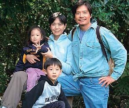 台灣駐美代表金溥聰一家四口合照。